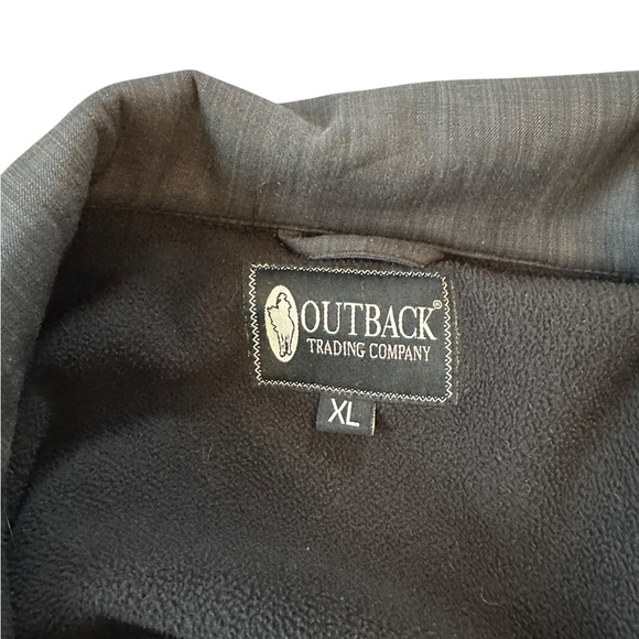 Outback Trading Company Jacket Mens XL Hunting Full Zip Inside Pocket Dark Gray - Picture 2 of 16